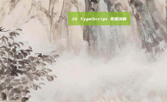 JS TypeScript 类型详解